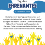 Internationaler Tag des Ehrenamtes – wir sagen DANKE!